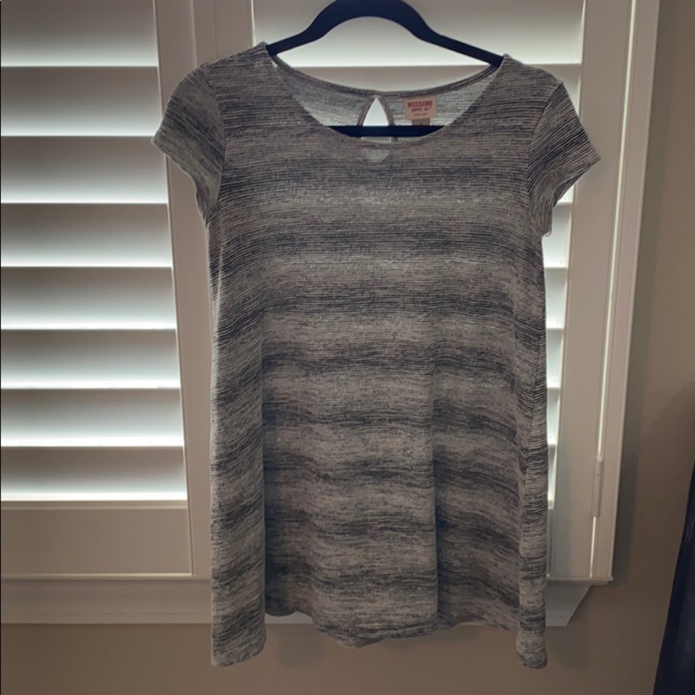 Grey tunic top